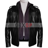 City Boy Stylez Fighter Leather Jacket
